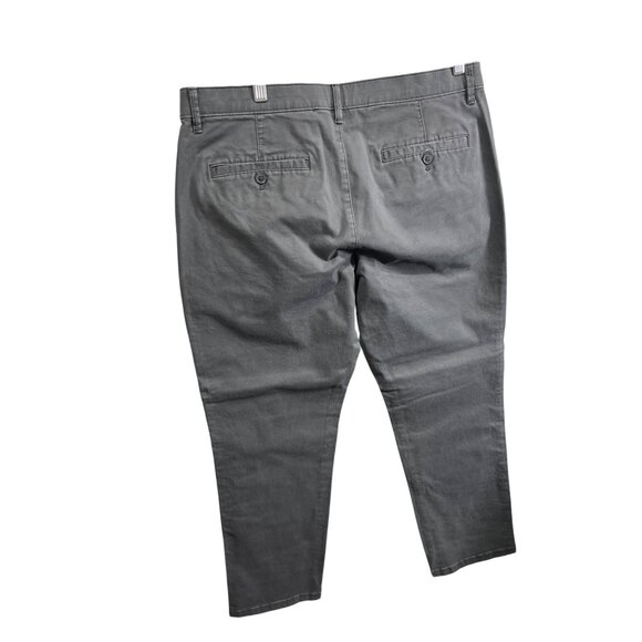 English Laundry Mens Gray Chino Pants 34x30 Cotton Blend Slim Fit Casual Style - Picture 2 of 5